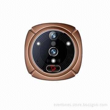 Auto photo peephole door viewer